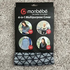 Black and Gray Multipurpose Cover